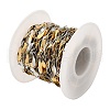 Ion Plating(IP) 304 Stainless Steel Twist Oval Link Chains CHS-K017-02GP-2