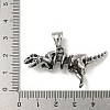 316 Surgical Stainless Steel Pendants STAS-Z073-98AS-3