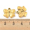 Ion Plating(IP) 304 Stainless Steel Charms STAS-A099-14G-3