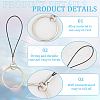 Gorgecraft 60Pcs Nylon Cord with Zinc Alloy sleeve Mobile Straps FIND-GF0006-52-6