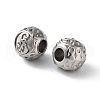 304 Stainless Steel Rhinestone European Beads STAS-A092-10E-P-2