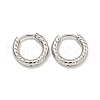 Tarnish Resistant 202 Stainless Steel Huggie Hoop Earrings with 304 Stainless Steel Pins for Women EJEW-H003-04P-1