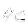 Brass Hoop Earring Findings KK-N267-23A-P-3