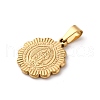 201 Stainless Steel Pendants STAS-C130-04C-G-2