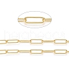 3.28 Feet Soldered Brass Paperclip Chains X-CHC-D025-03G-3