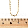 Ion Plating(IP) 304 Stainless Steel Cable Chain Necklace STAS-T040-PJ205-60-2