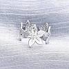 304 Stainless Steel Cuff Rings RJEW-D306-27P-06-4
