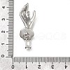 Brass Micro Pave Cubic Zirconia Pendants KK-K398-17P-3