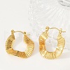 304 Stainless Steel Hoop Earrings for Women EJEW-U046-04G-3