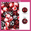 WEWAYSMILE 45Pcs 3 Styles 15mm Silicone Round Beads Making Kit JX488A-1