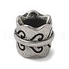 304 Stainless Steel European Beads STAS-S183-10AS-1