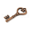Tibetan Style Alloy Pendants TIBEP-LF1312YKG-R-LF-2