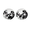 Fluorescent Glass Cabochons GGLA-T004-12A-1