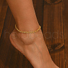 Simple Classic Brass Ball Design Anklets for Women Daily Commute Outfit EC5189-1-1