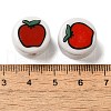 Christmas Theme Handmade Porcelain Beads PORC-NH0001-01B-3