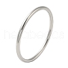 304 Stainless Steel Simple Roung Ring Bangles for Women BJEW-F461-01E-P-1