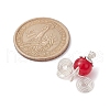 Imitation Jade Glass Bead Pendants PALLOY-JF02378-01-2
