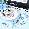 SOFPLATE Alloy Keychain Clasps FIND-SP0002-83P-4