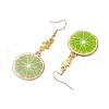 Alloy Enamel Dangle Earrings EJEW-JE06044-4