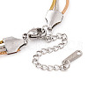 Stainless Steel Multi-strand Ball Bracelets BJEW-L687-01M-3