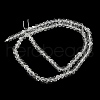 Electroplate Glass Beads Strands GLAA-Q105-02-09-2
