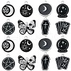 SUNNYCLUE 32Pcs 8 Style Alloy Enamel Pendants ENAM-SC0003-91-1
