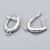 Brass Huggie Hoop Earring Findings KK-S350-072S-4