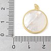 Brass Micro Pave Cubic Zirconia Pendants KK-K298-22G-04-3
