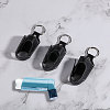 Asthma Inhaler Holder PU Leather Travel Handy Holder Keychain AJEW-WH0504-18-4