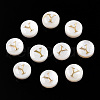 Natural Freshwater Shell Beads SHEL-N036-01Y-1