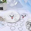 SUNNYCLUE 40Pcs 4 Style 304 Stainless Steel Hoop Earring Findings STAS-SC0007-30-4