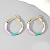 Elegant S925 Sterling Silver Hoop Earrings DH6227-3