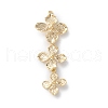 Brass Connector Charms KK-S513-02B-G-1