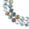 Electroplate Glass Beads Strands EGLA-N008-019-A03-3