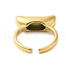 304 Stainless Steel Cuff Rings for Women RJEW-U013-07G-3