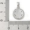 Brass Micro Pave Cubic Zirconia Pendants KK-U045-07P-3