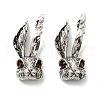 Tibetan Style Rack Plating Alloy Pendants PALLOY-K010-02AS-1