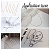Unicraftale 304 Stainless Steel Round Snake Chain Necklace Making NJEW-UN0001-08-4