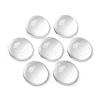 Transparent Half Round Glass Cabochons GGLA-R027-18mm-4