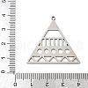 304 Stainless Steel Pendants STAS-S174-38P-3