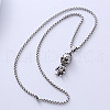 Vintage Punk Style Cartoon Demon Pendant Necklaces for Hip-hop Couples MT6736-5