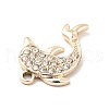 Alloy Crystal Rhinestone Pendants ALRI-C007-62LG-3