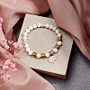 CHGCRAFT 3 Strands Natural Freshwater Shell Beads Strands SHEL-CA0001-007-4