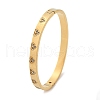 304 Stainless Steel Rhinestone Bangles for Women BJEW-Z092-15G-5