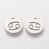 Non-Tarnish 304 Stainless Steel Charms STAS-Q201-T095-4-2