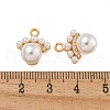 Brass Micro Pave Cubic Zirconia Pendants KK-U036-07G-3