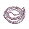 Opaque Solid Color Glass Beads Strands GLAA-N052-04-A07-2