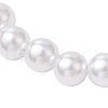 ABS Plastic Imitation Pearl & Alloy Magnetic Clasps Curtain Tiebacks HJEW-JM03410-01-4