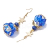 Angel Star Handmade Glass Seed Beads & Glass Dangle Earrings for Women EJEW-MZ00393-02-4