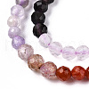 Natural & Synthetic Mixed Gemstone Beads Strands G-D080-A01-03-21-3
